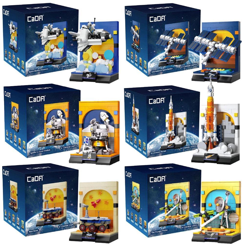 CaDA Space Collection NASA Licensed Brick Models - Full Set