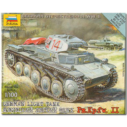 ZVEZDA 6102 German Light Tank Snap Fit Model Kit 1:100