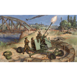 ZVEZDA 6170 Brit Bofors AA-gun 40mm Mk-2 Model Kit 1:72