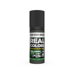 AK Interactive RC855 Dunkelbraun-Dark Brown RAL 7017 17ml Real Colours Paint