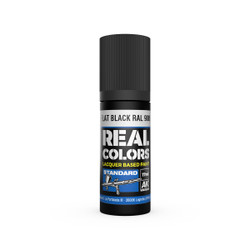 AK Interactive RC804 Flat Black RAL 9005 17ml Real Colours Lacquer Paint