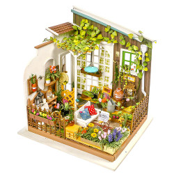 ROBOTIME Rolife Miller's Garden 1:24 DIY Miniature Dollhouse DG108