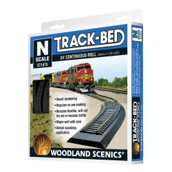 Woodland Scenics ST1475 N Track-Bed 24ft Continuous Roll