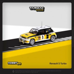 Tarmac Works Renault 5 Turbo Monte Carlo Rally Winner No.9 1:64 Diecast Model