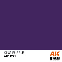 AK Interactive 11271 King Purple COLOR PUNCH 17ml Acrylic Model Paint