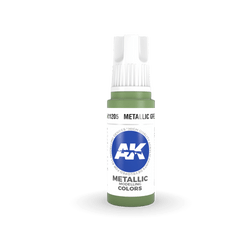 AK Interactive 11205 Metallic Green 17ml 3rd Gen. Acrylic Model Paint