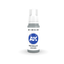 AK Interactive 11209 Silver 17ml 3rd Gen. Acrylic Model Paint