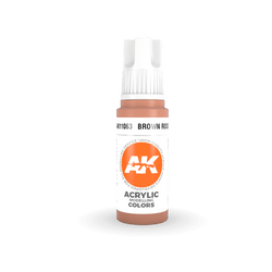 AK Interactive 11063 Brown Rose 17ml 3rd Gen. Acrylic Model Paint