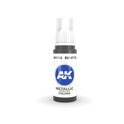 AK Interactive 11198 Burnt Tin 17ml 3rd Gen. Acrylic Model Paint