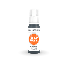 AK Interactive 11184 Medium Blue 17ml 3rd Gen. Acrylic Model Paint