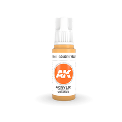 AK Interactive 11041 Golden Yellow 17ml 3rd Gen. Acrylic Model Paint