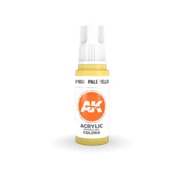 AK Interactive 11038 Pale Yellow 17ml 3rd Gen. Acrylic Model Paint