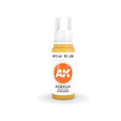 AK Interactive 11044 Yellow 17ml 3rd Gen. Acrylic Model Paint