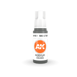AK Interactive 11021 Basalt Grey 17ml 3rd Gen. Acrylic Model Paint