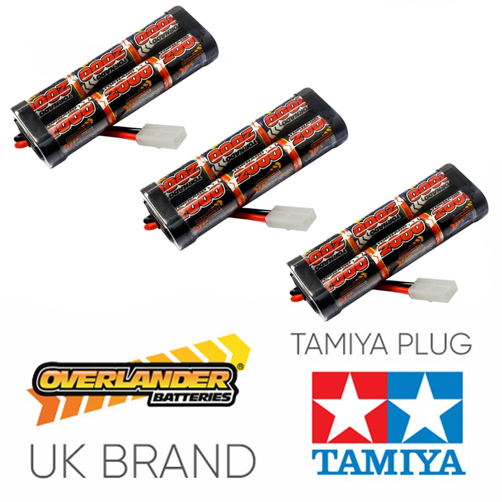 Overlander 3x 2000mah 7.2v Nimh Battery Pack Stick - Tamiya RC Car Boat -  Jadlam Toys & Models - Buy Toys & Models Online