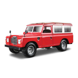 Bburago 1:24 Land Rover Red Diecast Model Car 18-22063