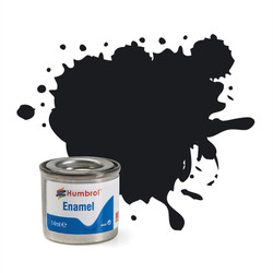 HUMBROL 21 Black Gloss Enamel 14ml Model Kit Paint