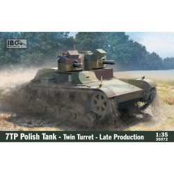 IBG Models 35072 7TP Polish Tank Twin Turret Late Prod. 1:35 Plastic Model Kit