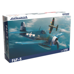 Eduard 84181 Grumman F6F-5 Hellcat Weekend Edition 1:48 Plastic Plane Model Kit