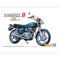 Aoshima 06265 Honda CB400T Hawk-II '77 1:12 Plastic Model Kit
