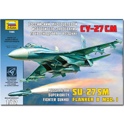 ZVEZDA 7295 Sukhoi Su-27SM Flanker 1:72 Aircraft Model Kit