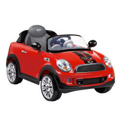 Rollplay Mini Cooper S Roadster 12V Driveable Red RC Car Age 3-6