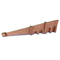 Metcalfe PN148 Red Brick Tapered Retaining Wall N Gauge Kit