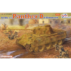 Dragon 6428 Sd.Kfz.171 Panther D with Zimmerit 1:35 Plastic Tank Model Kit