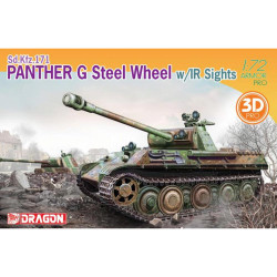 Dragon 7697 Panther G Early Production w/IR Sights 1:72 Plastic Tank Model Kit