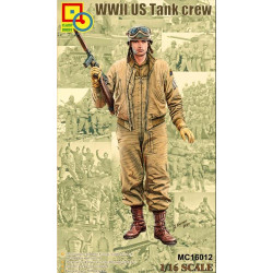 Classy Hobby WWII US Tank Crew 1:16 Model Kit MC16012