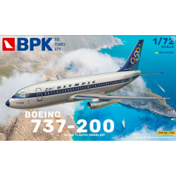 Big Plane Kits 7203 Boeing 737-200 Olympic Airlines 1:72 Plastic Model Kit