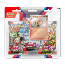 Pokemon TCG: Scarlet & Violet Base Set 3-Pack Blister Arcanine Card