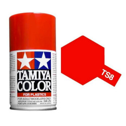 TAMIYA TS-8 Italian Red 100ml RC Car Model Spray Paint 85008