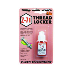 Zap PT-71 Z-71 Red Thread Locker 6ml Bottle