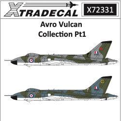 Xtradecal X72331 1:72 Decal Sets for Avro Vulcan A12011 - 7 Decal Sets