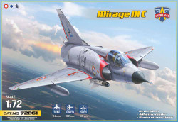 Modelsvit 72061 Mirage III C - 6 Colour Schemes 1:72 Plastic Model Aircraft Kit