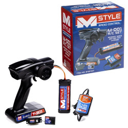 MStyle M-001 RC Car Radio Set w/Servo, Battery & Charger Ideal for Tamiya RC
