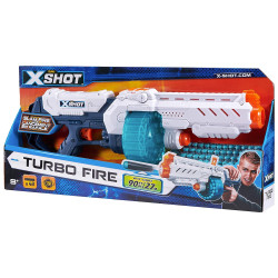 ZURU XShot Turbo Fire Foam Dart Blaster with Slam Fire inc. 48 Darts