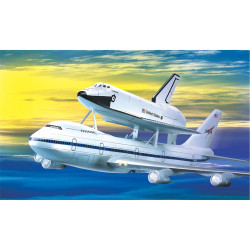 Academy Hobby 12708 Space Shuttle & Boeing 747 1:288 Plastic Model Kit