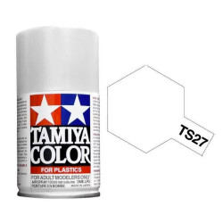 TAMIYA TS-27 Matt White 100ml RC Car Model Spray Paint 85027