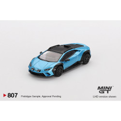 MiniGT Lamborghini Huracan Sterrato Blu Aegir 1:64 Diecast Model 807-R