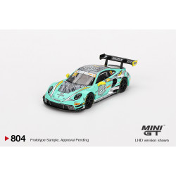 MiniGT Porsche 911 GT3 R No.28 HubAuto Racing '23 Macau 1:64 Diecast Model 804-L