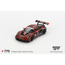 MiniGT Porsche 911 GT3 No.9 GTD Pro Pfaff IMSA 2023 1:64 Diecast Model 770-L