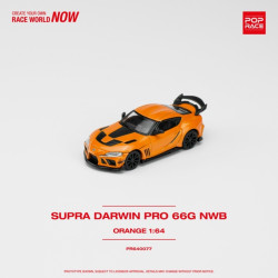 Pop Race Supra Darwin Pro 66G NWB Orange 1:64 Diecast Model 640077