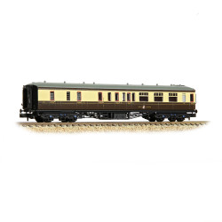 Graham Farish 374-511A GWR Hawksworth Brake Third Corridor GWR Chocolate & Cream