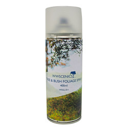 WWScenics Tree & Bushes Foliage Spray 400ml can  Model Rail Scenics GL-011