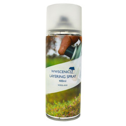 WWScenics Static Grass Layering Spray Can 400ml  Model Rail Scenics GL-010