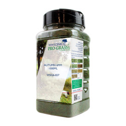 WWScenics 6mm Autumn Static Grass - 1000ml Canister Model Rail Scenics G6-027