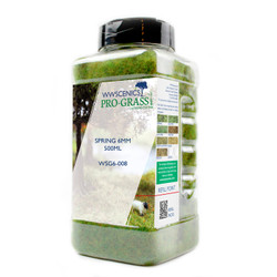 WWScenics 6mm Spring Static Grass - 500ml Canister Model Rail Scenics G6-008