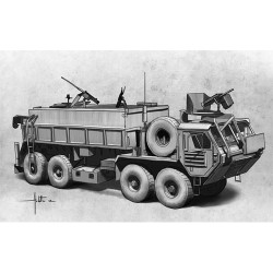 ITALERI HEMTT Gun Truck 6510 1:35 Military Vehicle Model Kit